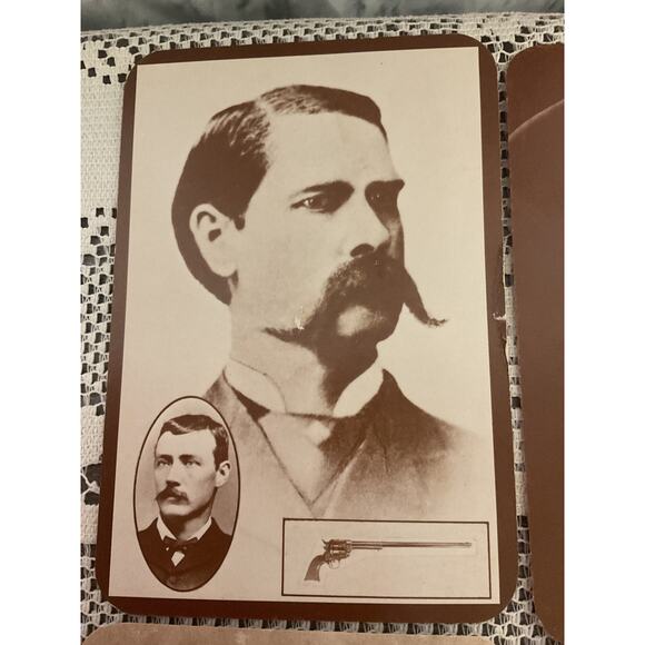 4 Vintage Old West Collectors Series Post Cards Real Photos - Picture 2 of 8